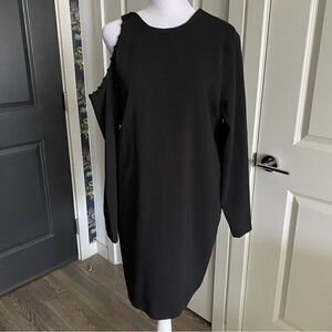 NWT IRO Breen Shift Style Cocktail Little Black Dress Size 8